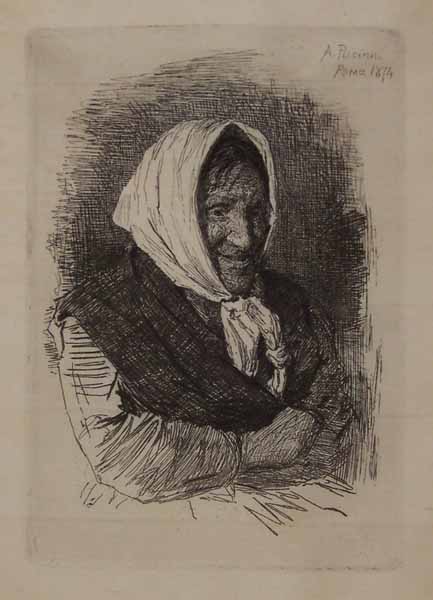 Laughing Woman with Kerchief